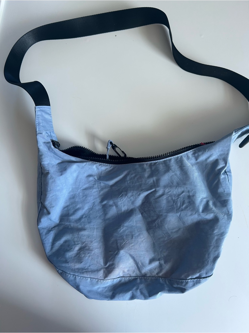 Light Blue Crossbody Shoulder Bag - Casual Everyday Style